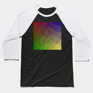 Abstract Vector Pattern Baseball T-Shirt
